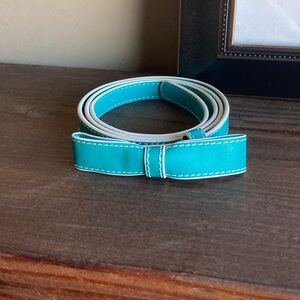 Turquoise Belt With Bow